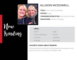 Now Trending – Allison McDowell