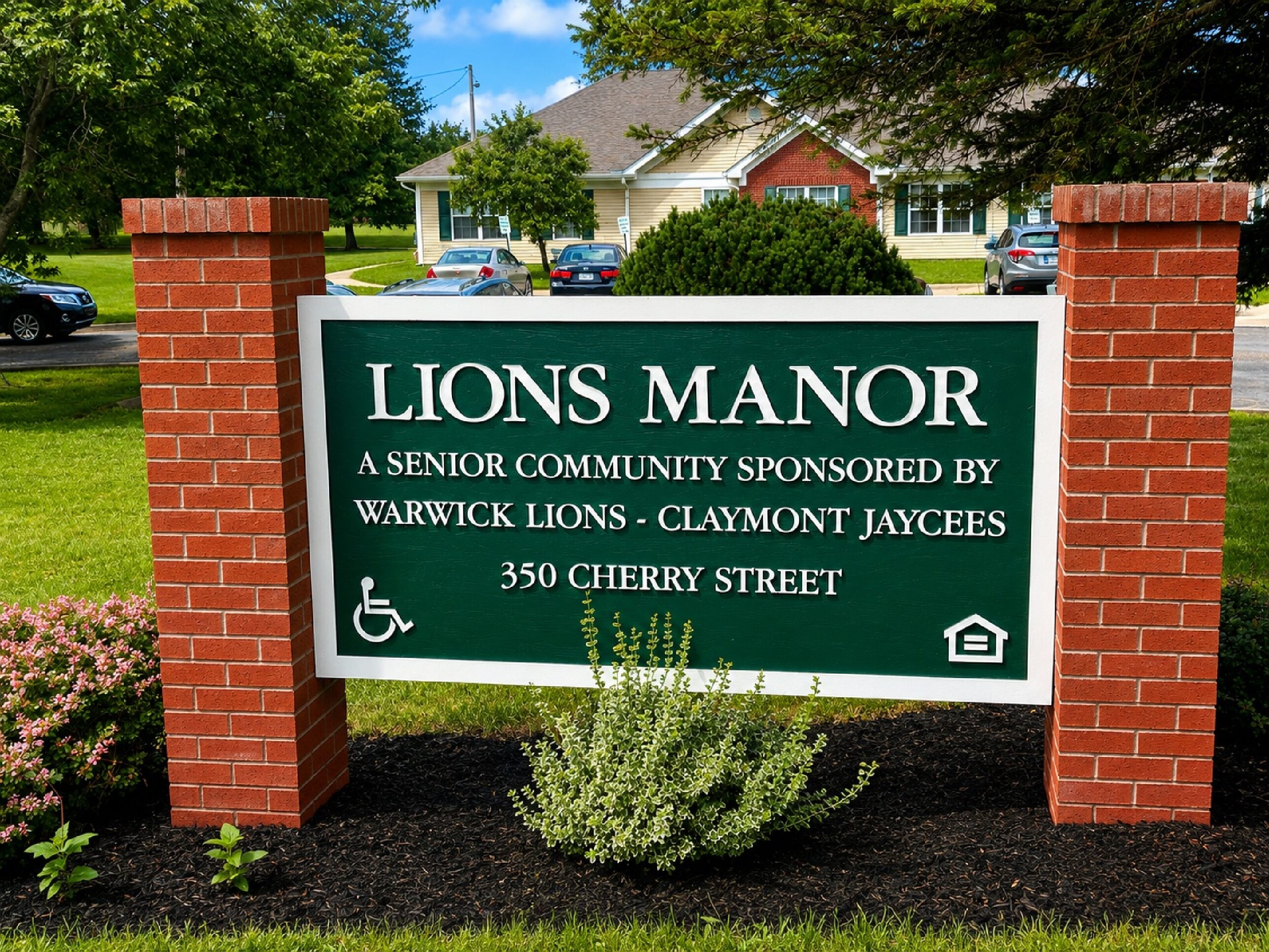 Sign - Lions Manor - a BRC Properties location