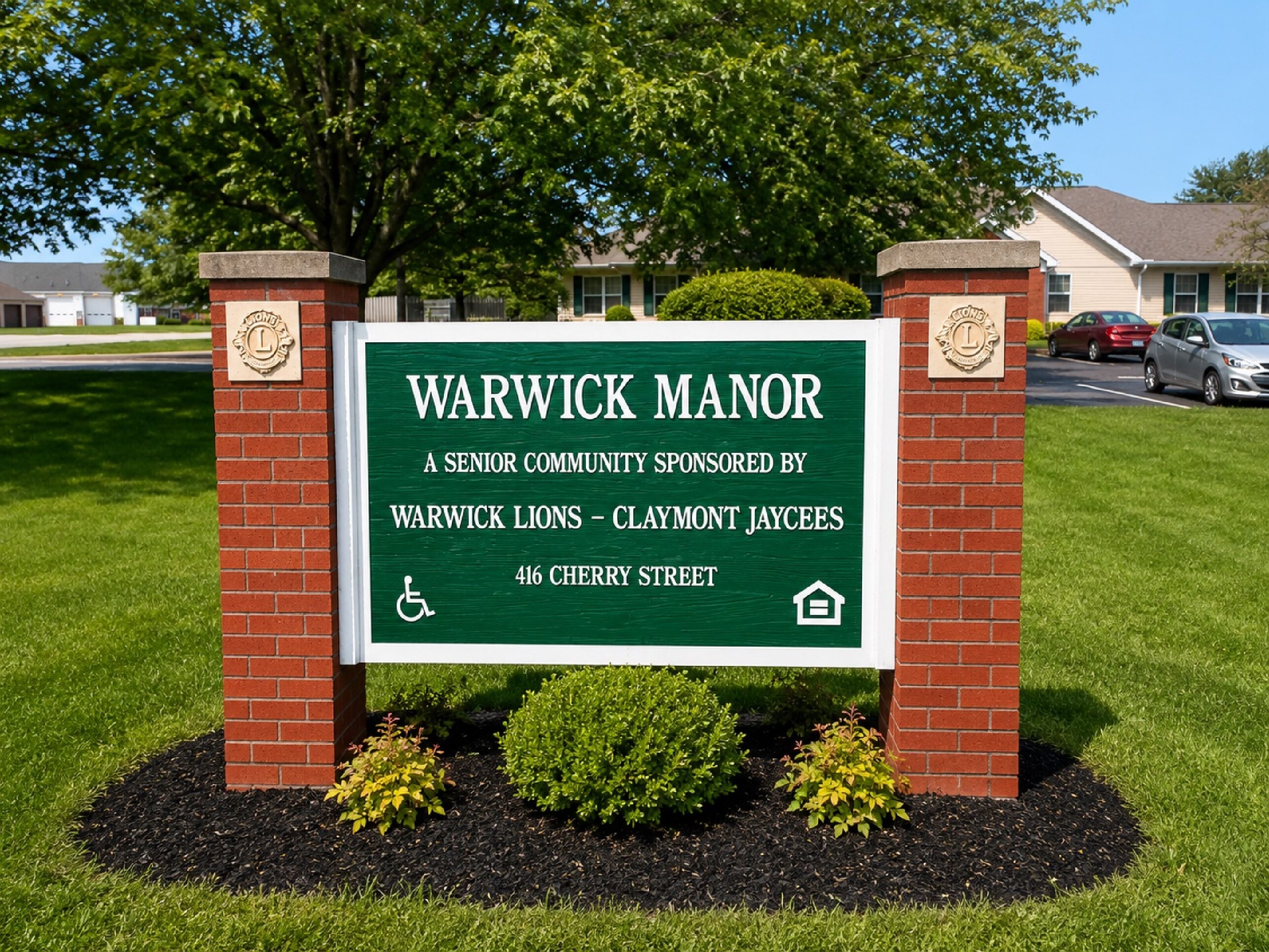 Sign - Warwick Manor - a BRC Properties location